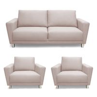 Juego De Sala Casabella Cairo 3-1-1 Beige
