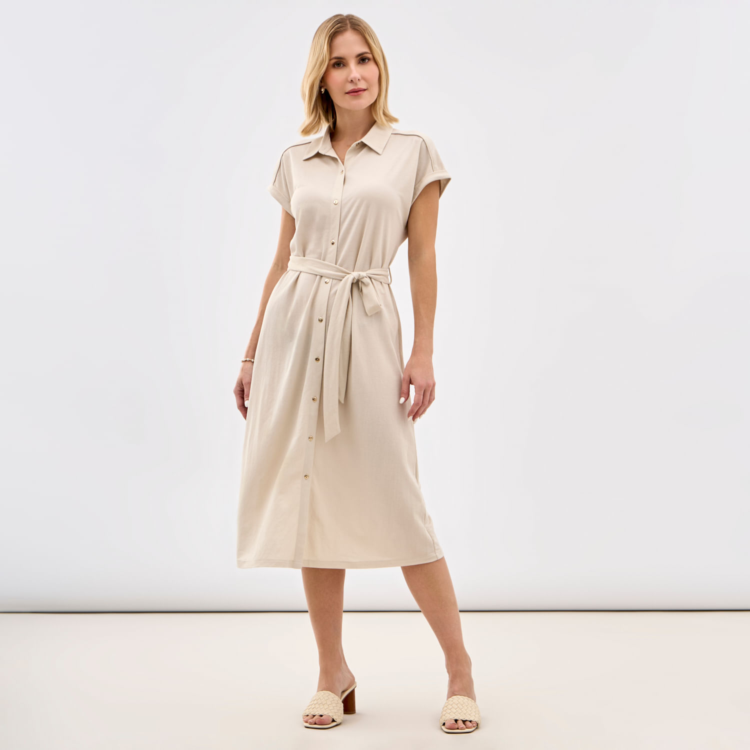 Vestido Mujer Zafin Piping