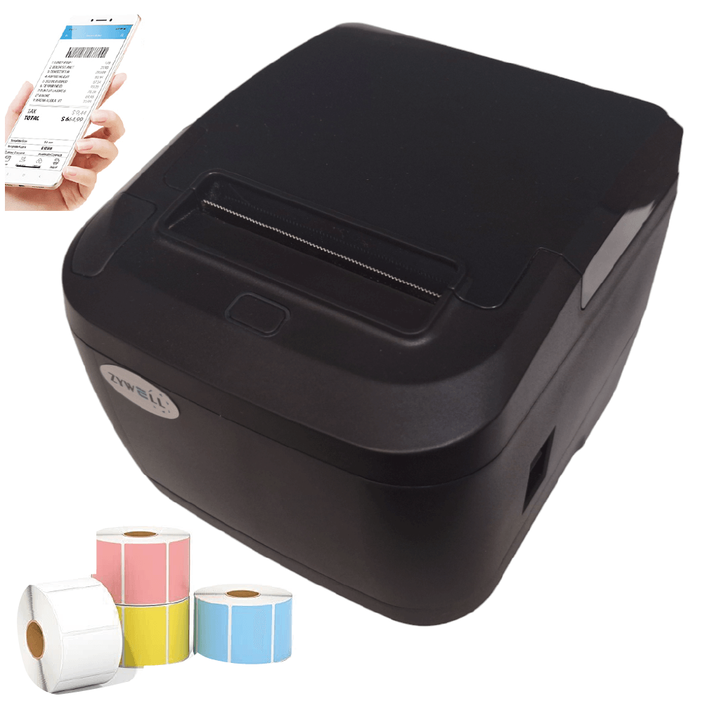Impresora Termica Etiqueta y Ticket 80mm con Bluetooth ZYWELL ZY310