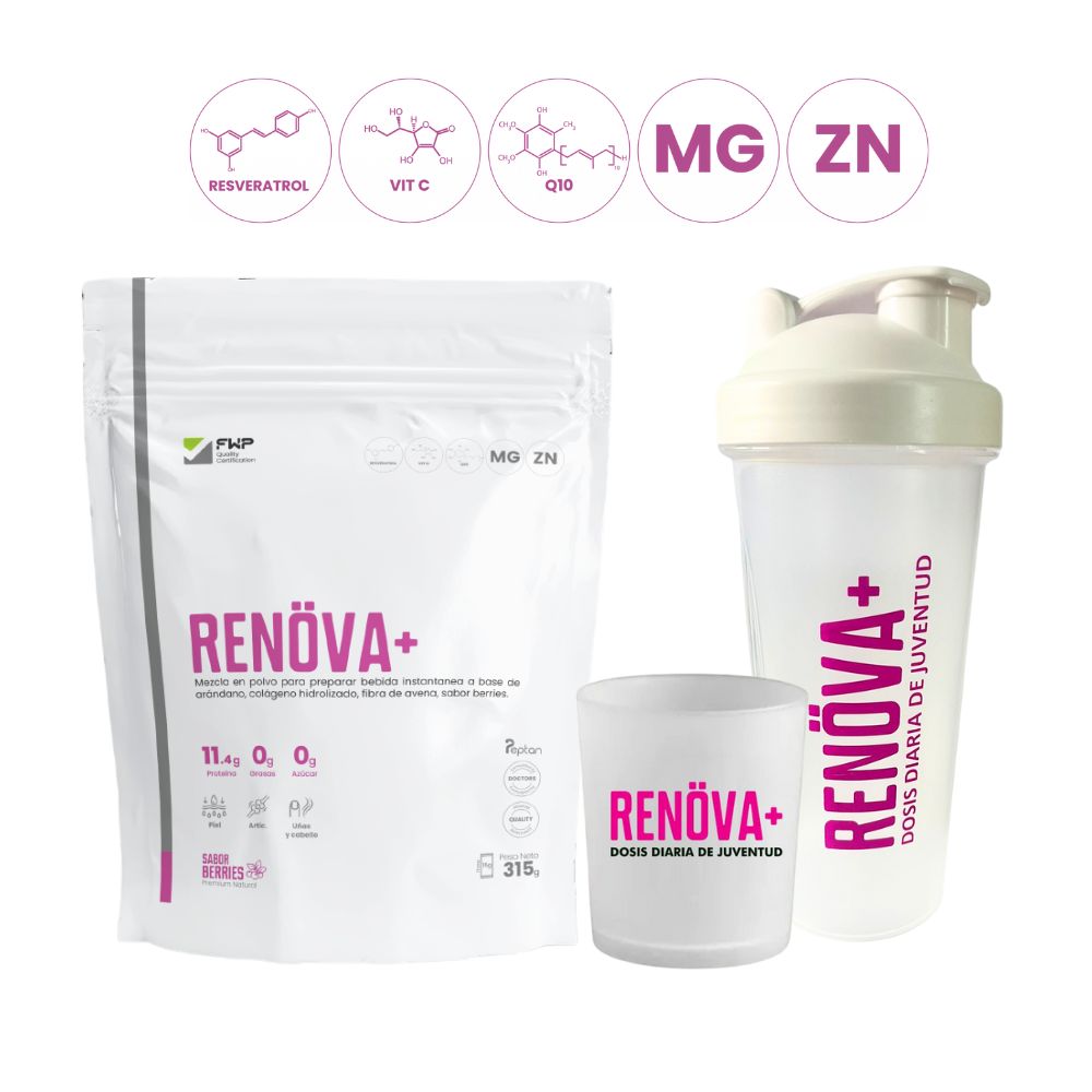 COLÁGENO RENOVA FWP HIDROLIZADO CON BIOPÉPTIDOS ACTIVOS EN BOLSA DE 315 GR
