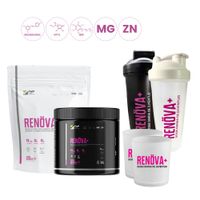 COLÁGENO RENOVA FWP HIDROLIZADO BIOPÉPTIDOS ACTIVOS X2 BOLSA Y POTE DE 315GR C/U