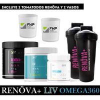 COLÁGENO RENOVA FWP HIDROLIZADO + LIV FIBRA FWP + OMEGA360 FWP