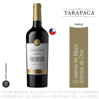 Vino TARAPACA Reserva Cabernet Sauvignon Botella 750ml