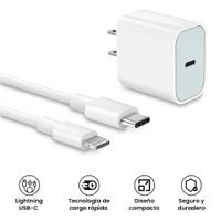 Cargador De Carga Rapida para IPhone Cable Lightning - C