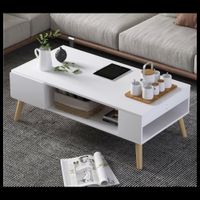 Mesa de Centro Blanco Orbe 100 cm