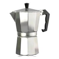 Cafetera Moka de 6 tazas ( 300 ml), para Espresso Fuerte Con Gran Sabor