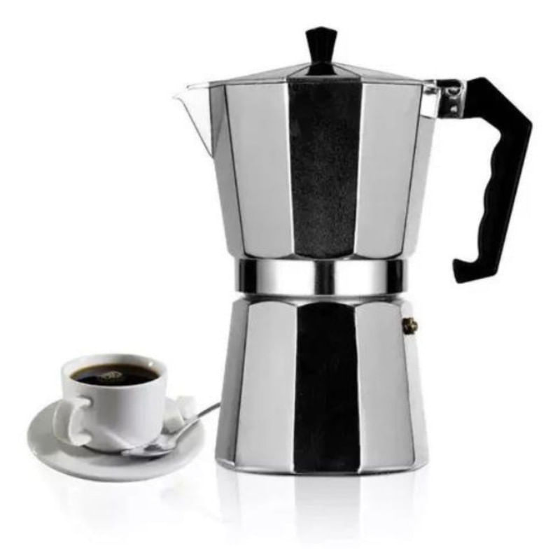 Cafetera Moka de 12 tazas para Espresso Fuerte Con Gran Sabor