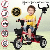 Triciclo Guiador 2 en 1  «BOOTH» Edición Limitada Rojo - copy