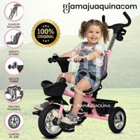 Triciclo Guiador 2 en 1  «BOOTH» Edición Limitada Rosa - copy