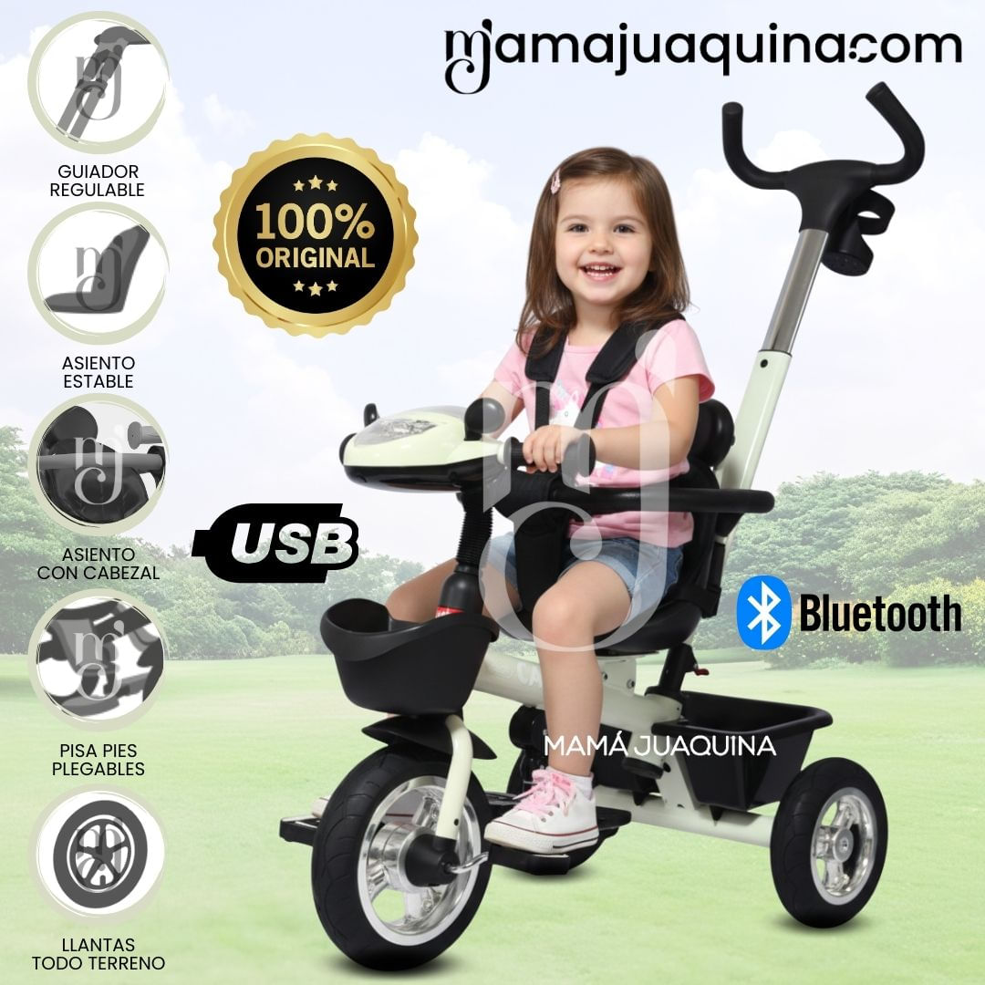 Triciclo Guiador «AKI PRIME» Edición Limitada Menta