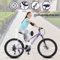 Bicicleta Deportiva Aro 24 «SPORT LDY» Edición Limitada Morado