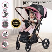 Coche Maleta «HI NOUR» Rosado