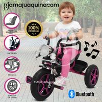 Triciclo Chavito Musical «CHOPPEER» con Bluetooth Fucsia
