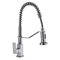 Grifería de Cocina Profesional LC1077 Cromada con Pico Tipo Resorte