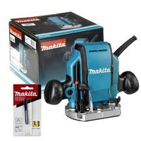 Ruteadora 3/8"" - 1/4"" 900W 35 mm + Fresa Recta Makita RP0900X3
