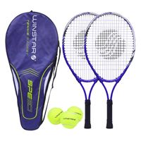 RAQUETAS PARA TENIS DE ALUMINIO 23"" SPEED JUNIOR WINSTAR AZUL