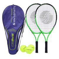 RAQUETAS PARA TENIS DE ALUMINIO 23"" SPEED JUNIOR WINSTAR VERDE