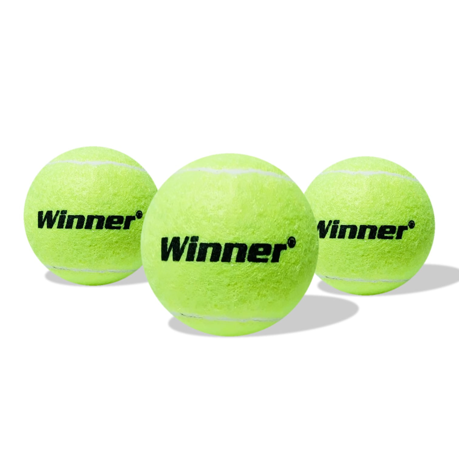 PELOTA DE TENIS WINNER – X3 UNID amarillo
