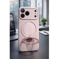 Case Funda Iphone 17 Pro Max Con Soporte Palo Rosa