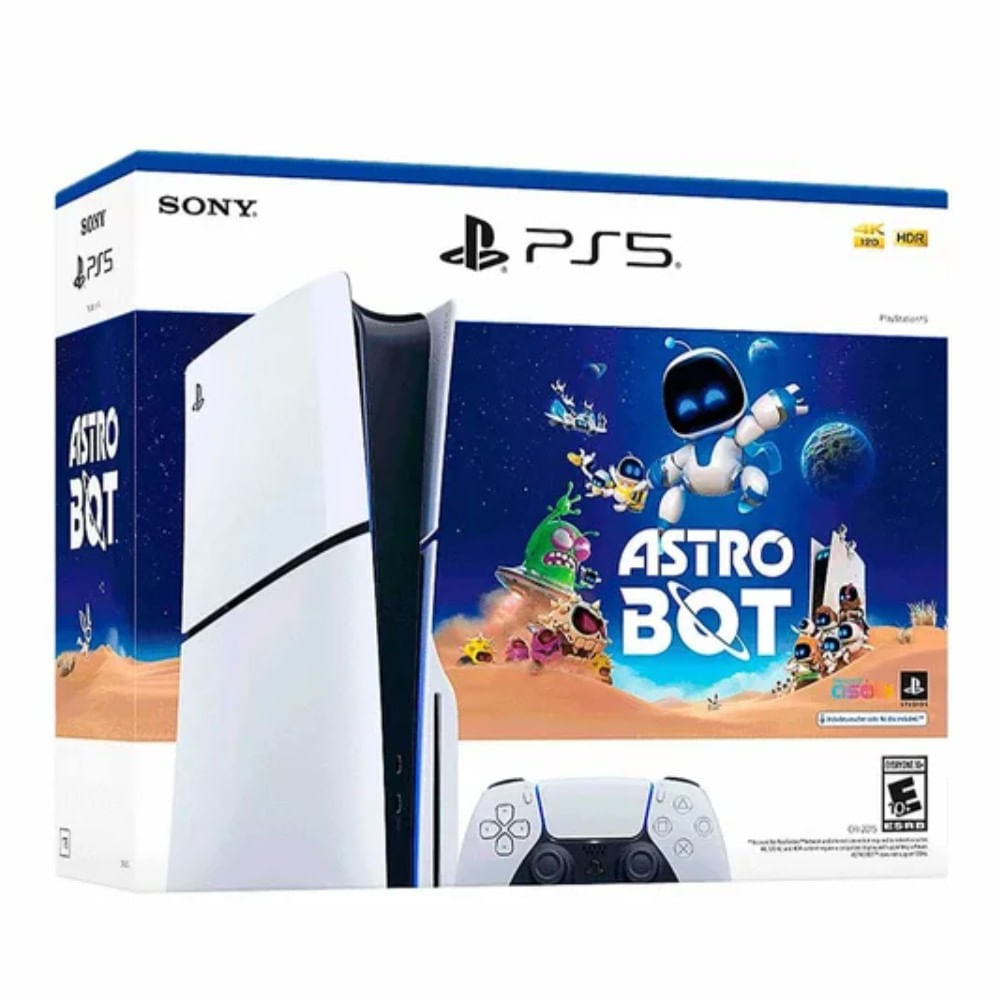 Consola Playstation 5 Slim Con Lectora Bundle Astrobot 1TB SSD