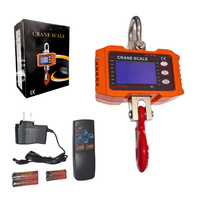 Balanza Industrial de Metal 500kg Recargable y Digital con Control Remoto Naranja