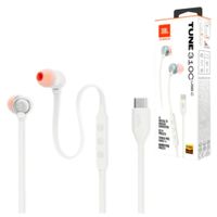 FU JBL Audifonos USB-C HI-RES Extra Bass + Ecualizador Tune 310C - Blanco