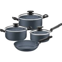 Juego de Ollas TRAMONTINA Max azul 7pzas - MEGA IMPORT