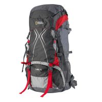 Mochila Lake 75L Gris Rojo