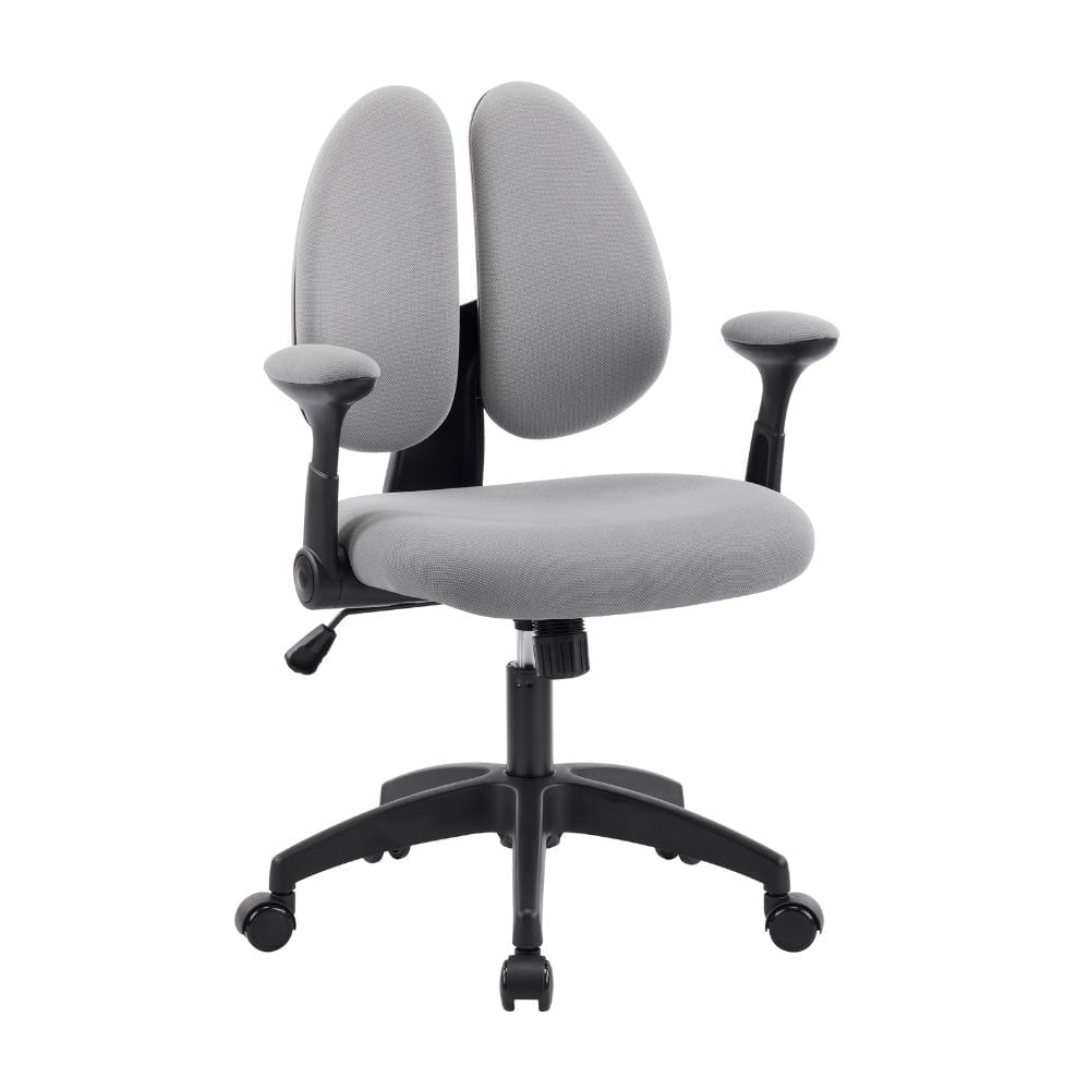 Silla Giratoria Atenas Gris Orange