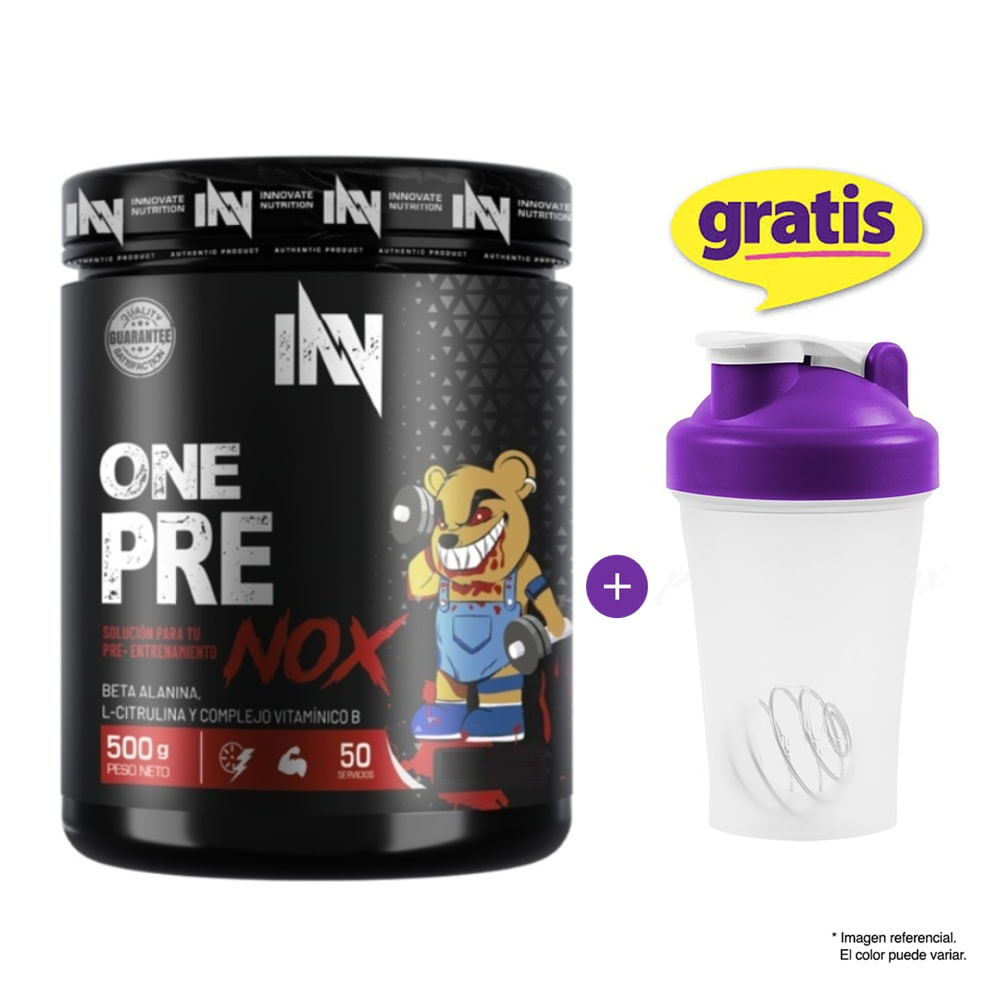 PRE ENTRENO ONE PRE NOX 500GR FRUIT PUNCH