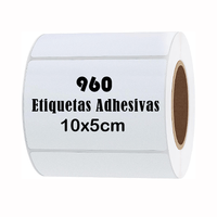 Rollo 960 Etiqueta Termica Adhesiva 10x5cm