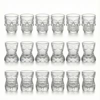 Vasos Shot de Vidrio con Diseños Originales Set x18