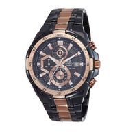 Reloj Casio Edifice Cronógrafo Efr-539bkg 1av Gold Rose and Black
