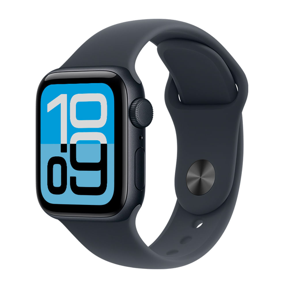 Apple Watch Series SE 3 44mm/OLED, resistente al agua hasta 50 m, batería hasta 18 horas, midnight aluminium
