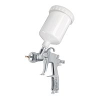 Pistola para pintar, gravedad lvlp, vaso plástico, boquilla 1.4mm