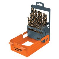 Juego de 29 brocas para metal HSS Truper