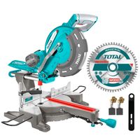 Sierra ingleteadora telescópica 2400w 12"" industrial Total TS42183057