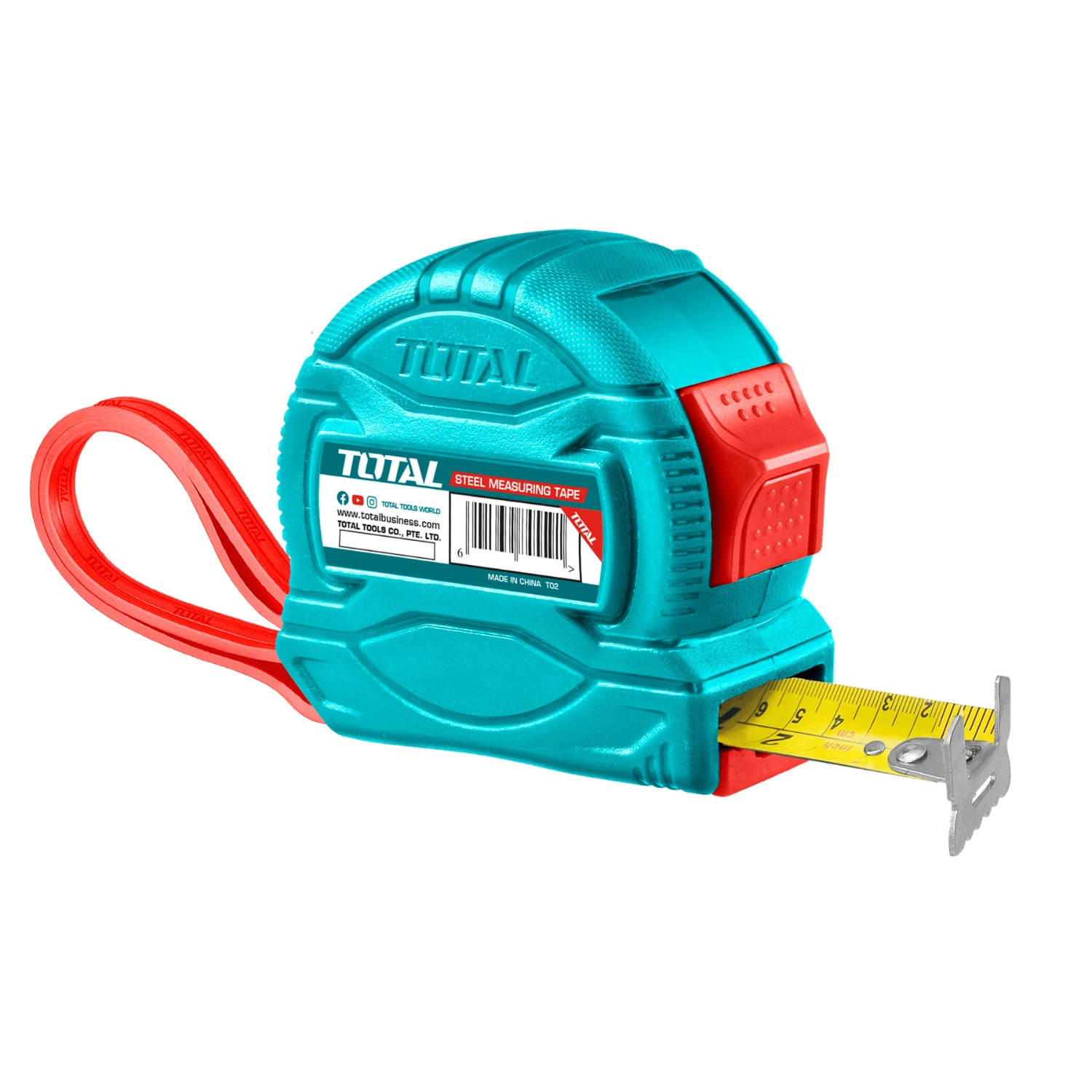 Cinta Metrica/Wincha 5Mx25mm Total TMT34525