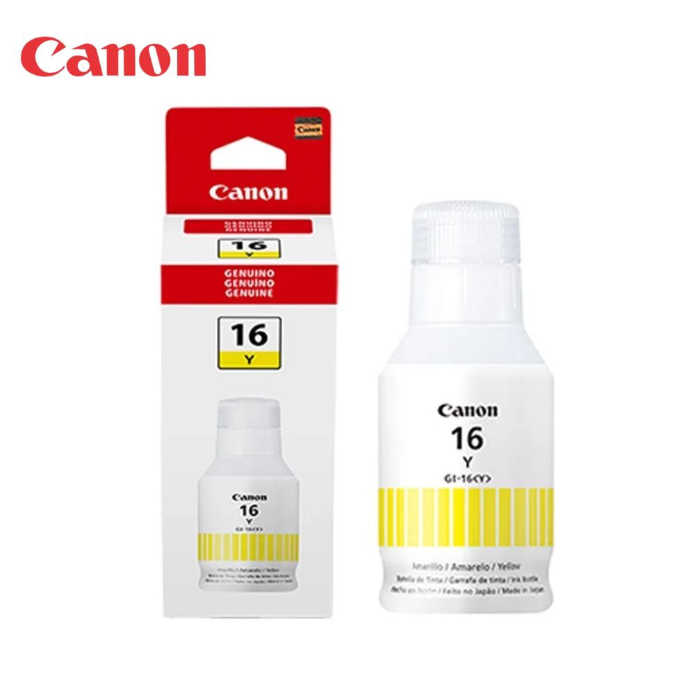 TINTA CANON GI-16Y YELLOW P/GX6010/GX7010