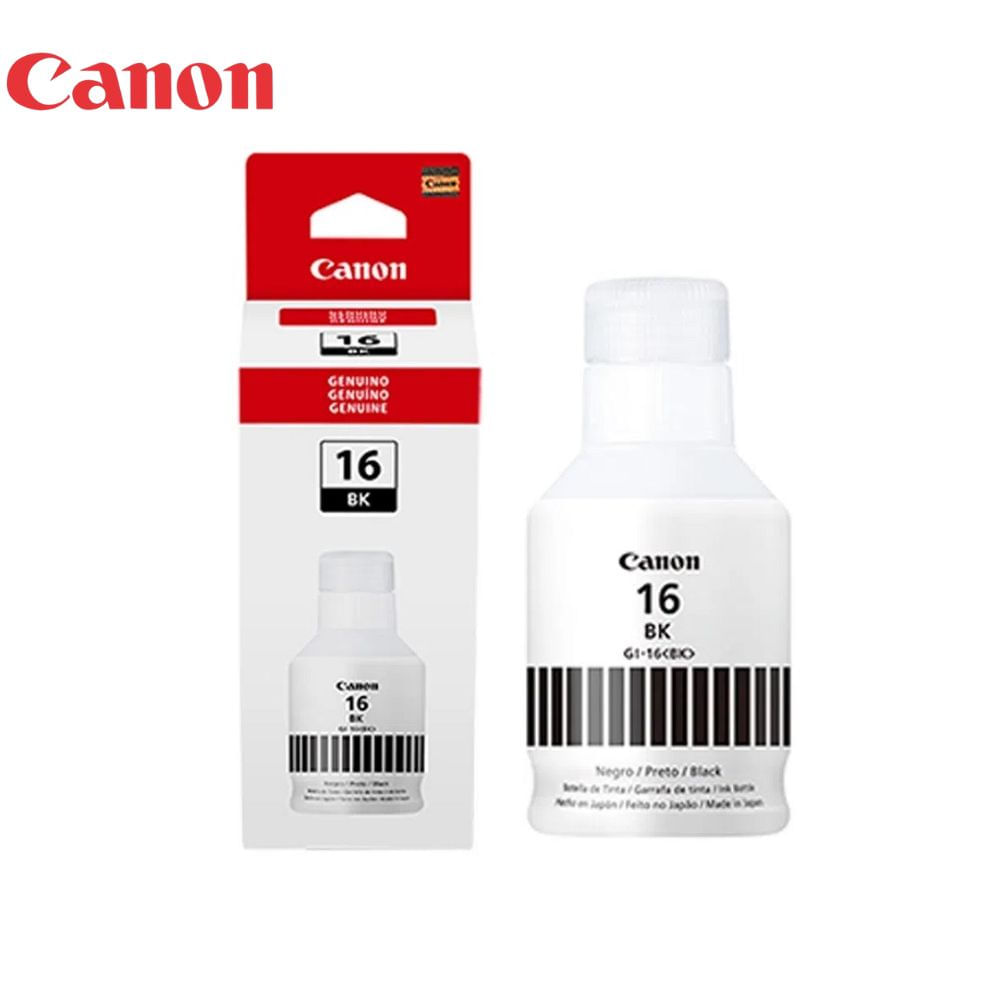 TINTA CANON GI-16BK BLACK P/ GX6010/ GX7010