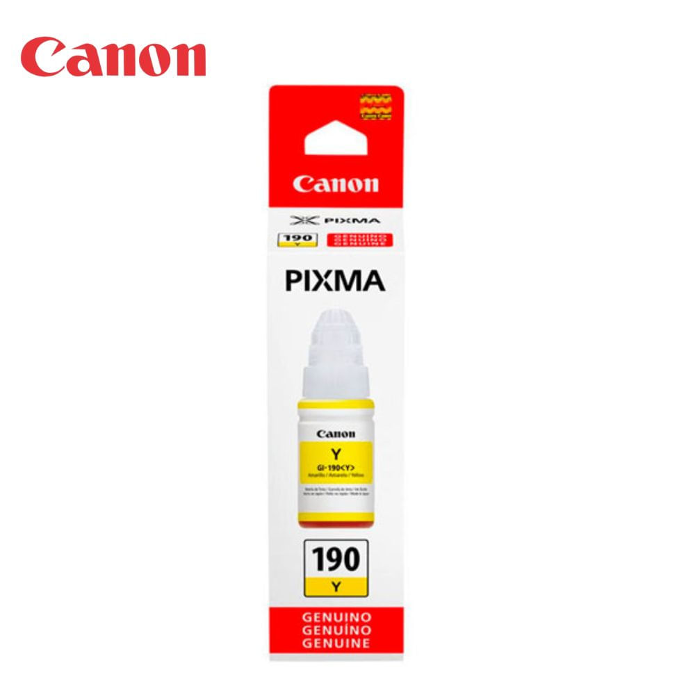 TINTA CANON GI-190Y P/G3100/G2100 YELLOW