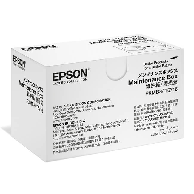 CAJA DE MANTENIMIENTO EPSON T671600 P/WF-52905710/ 5790/ 5299/ 5799