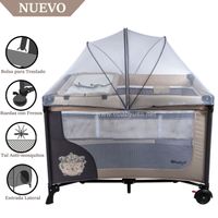 Ebaby Cuna Corral con Cambiador Happy Dream Beige