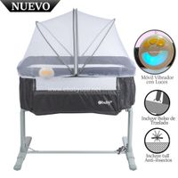 Cuna Colecho Ebaby Musical y Vibrador TAMI Gris EB756