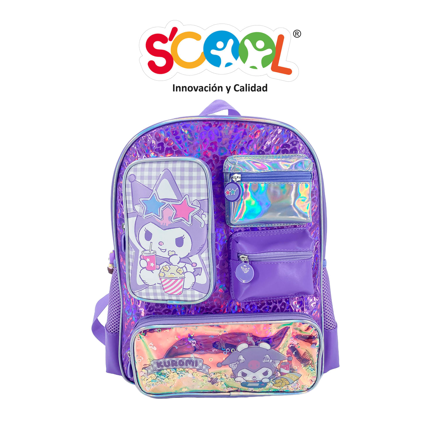 Mochila Magic Kawai Poliuretano Tornasol Kuromi