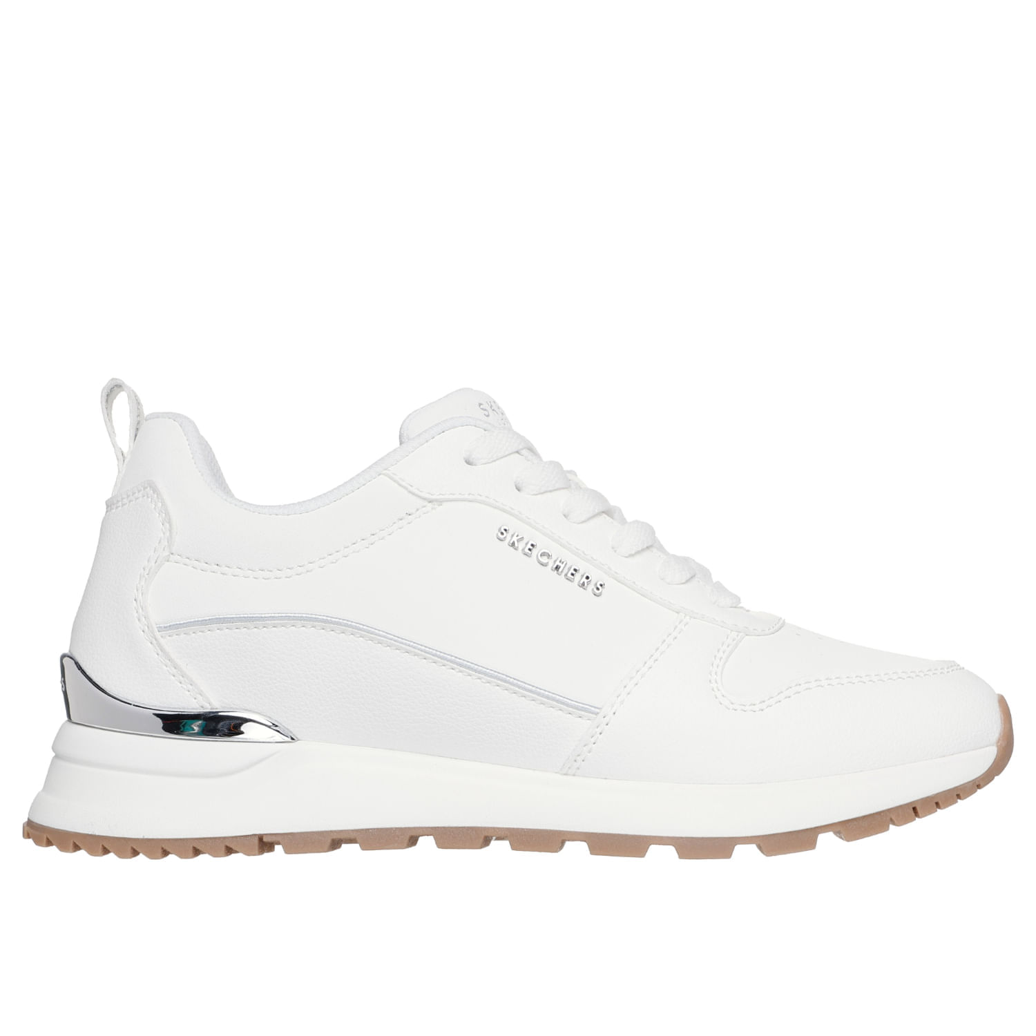 Zapatillas Urbanas Skechers Mujer Runway 177455-Wht Blanco