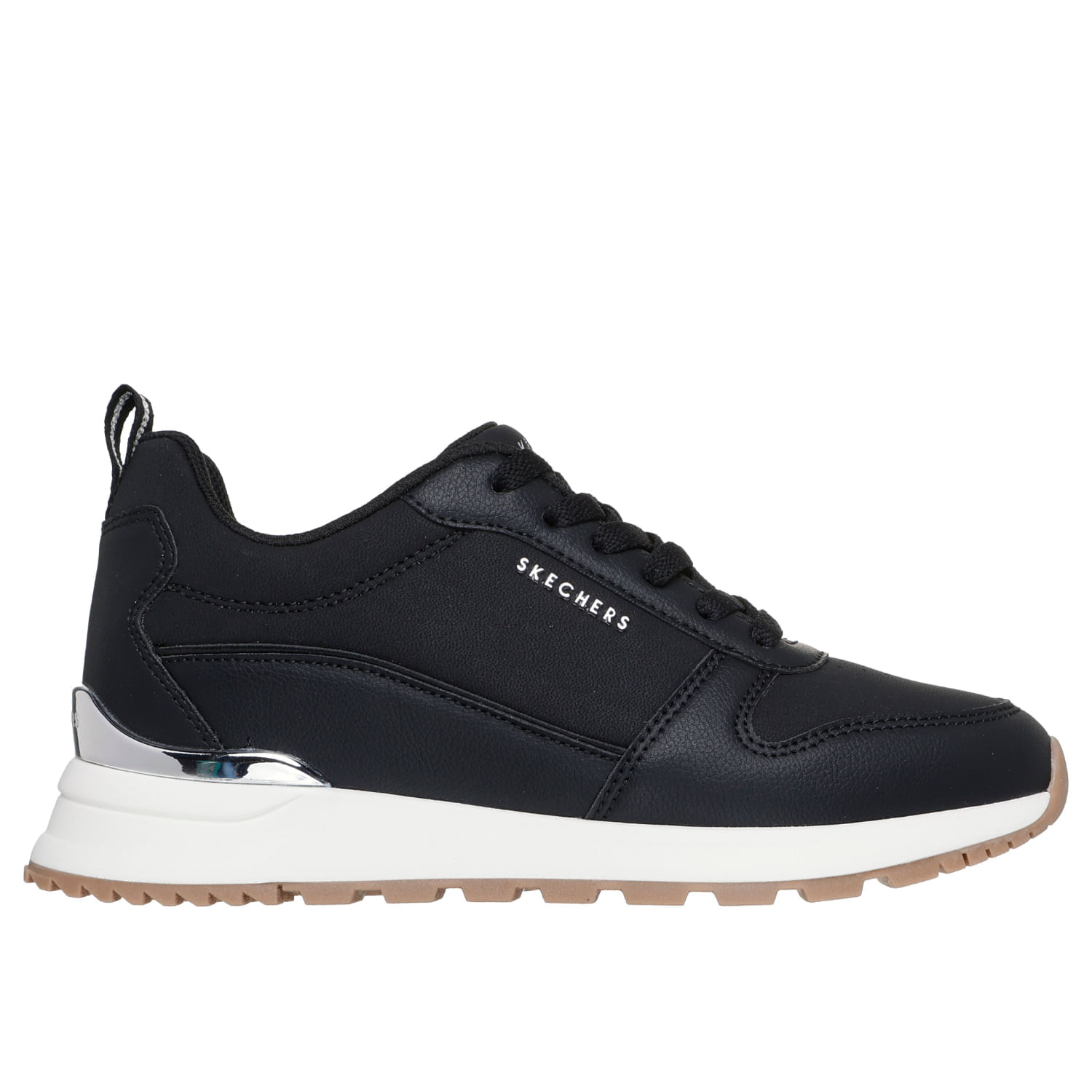 Zapatillas Urbanas Skechers Mujer Runway 177455-Blk Negro