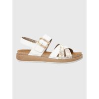 Sandalias Hush Puppies Mujer Belana Blanco