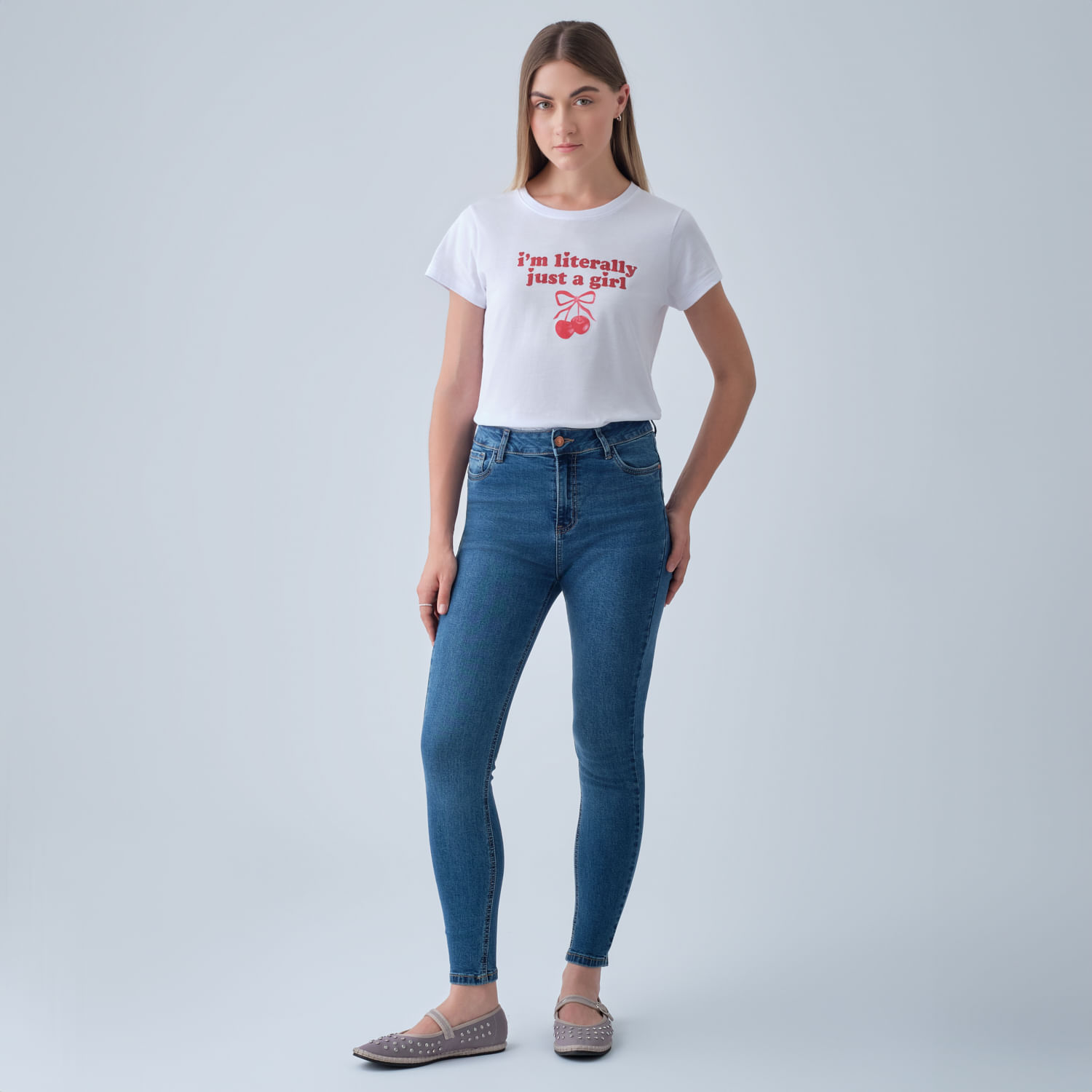 Jean Mujer Hypnotic Skinny Fav Corazon