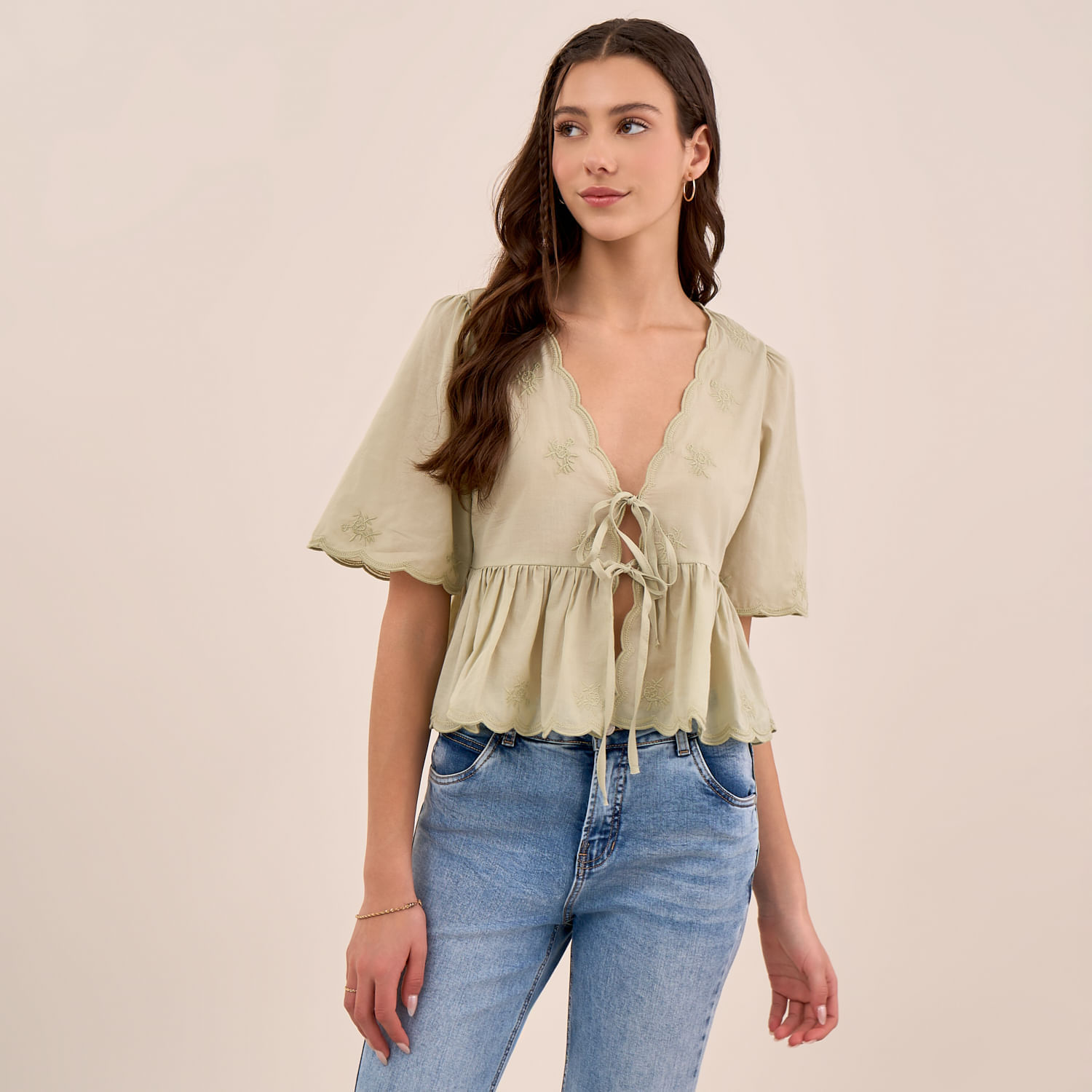 Blusa Mujer Amc Carmin